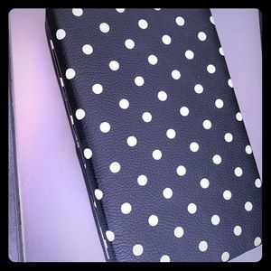 Black Polka Dot Wallet